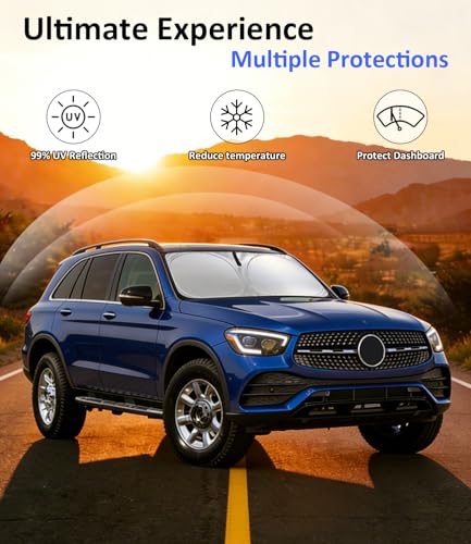 Image of Windshield Sun Shade for 2016-2022 Mercedes-Benz GLC 300