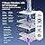 JIMMYKLEAN Countertop Reverse Osmosis Water Filter System, 7-Stage RO with UV & Remineralization, 3-Second Instant Heating, 3:1 Pure to Drain, Portable, No Installation