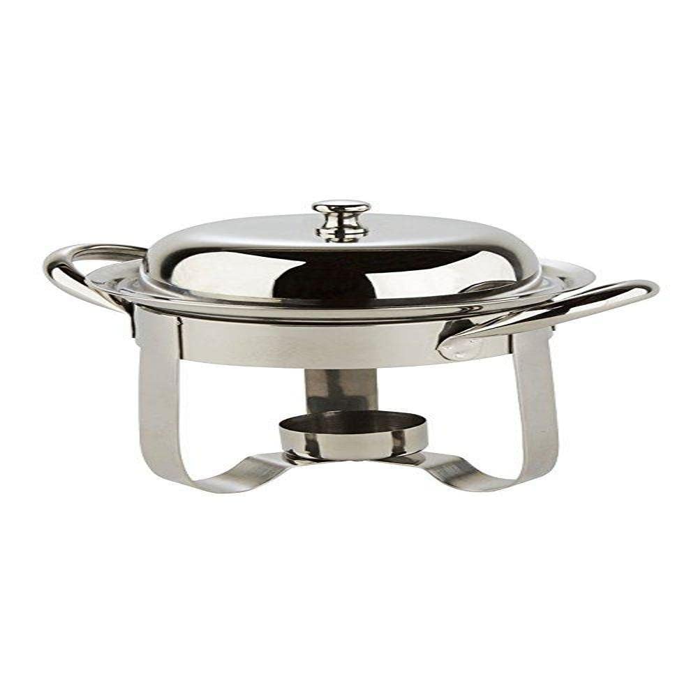 Porcelite Presentation CB0060 Round Mini Chafing Dish, 5.5", 300 mL