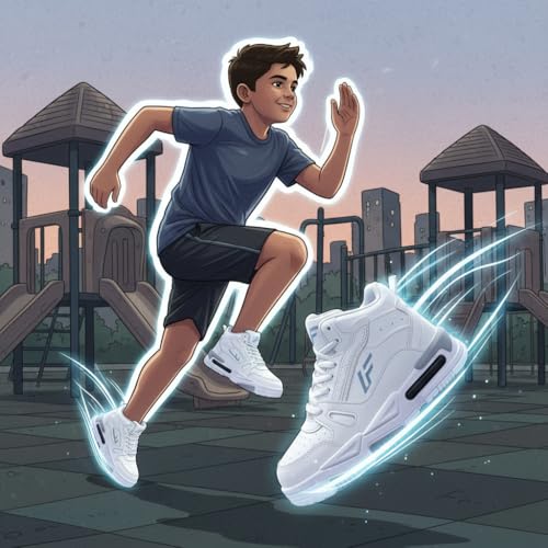 Image of Stylish Kids Lightweight Mesh Sports Running Shoes for Boys | Comfortable Lace-Up Casual Sneakers with Cushioned Sole for School, Outdoor Play