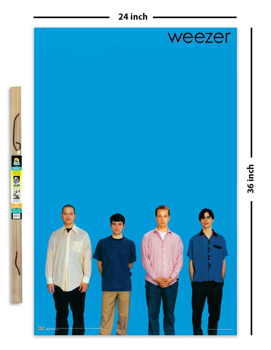 Amazon.com: Scorpio Posters Weezer Blue Band Poster - Officially