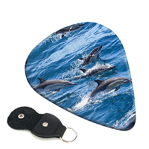 Dolphins In The Sea Lot de 6 médiators pour guitare acoustique, guitare électrique, basse, ukulélé – fins, moyens et… - Les Beatles, Paul McCartney, John Lennon, RIngo Starr, George Harrison Dolphins In The Sea Lot de 6 médiators pour guitare acoustique, guitare électrique, basse, ukulélé – fins, moyens et…
