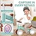 Baby Balance Bike for 1 Year Old Boys Girls, Toddler First Bike with 4 Colorful Lighting Wheels | 12-24 Month Toddler Balance Bike | First Birthday Gifts (Robbin's Egg Blue)