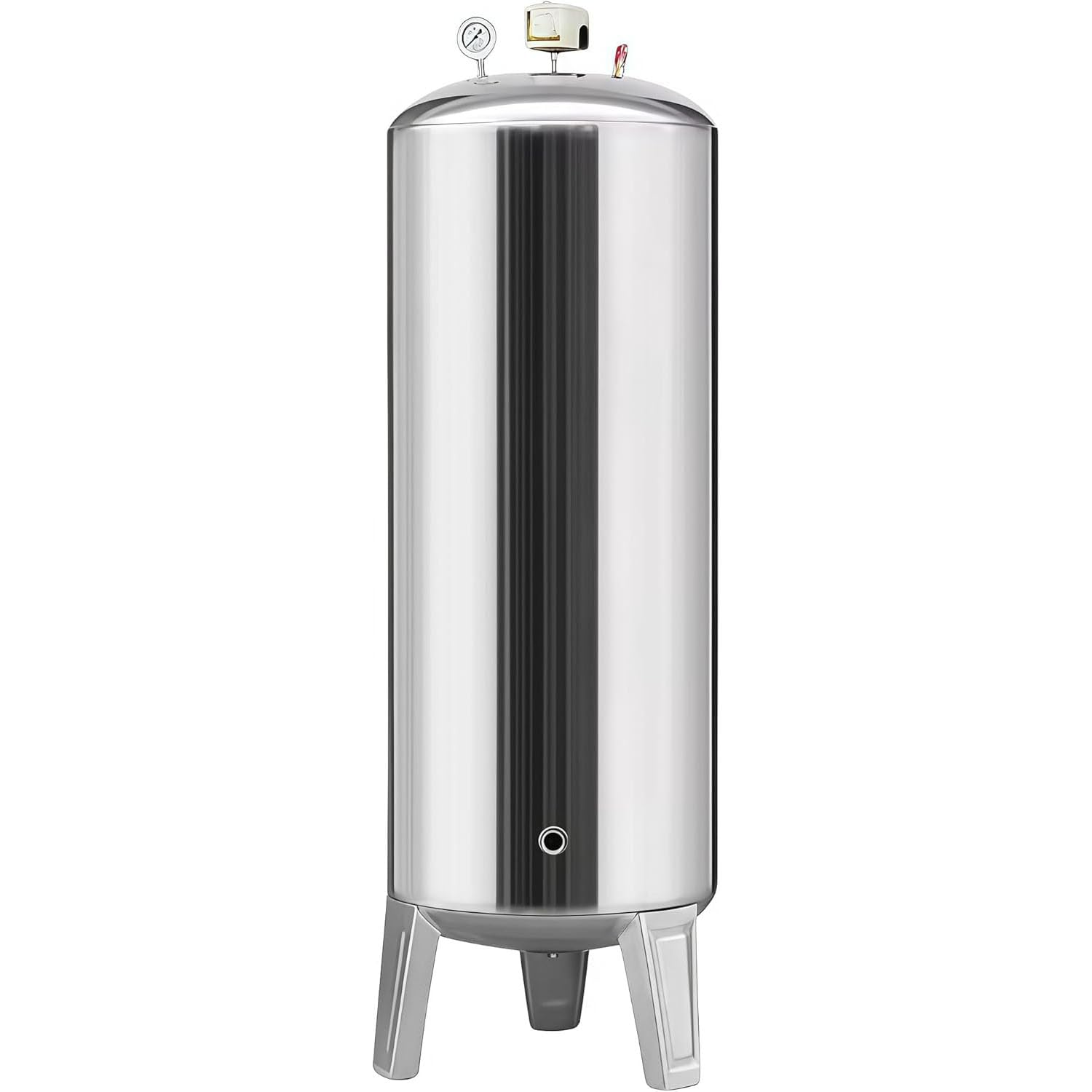 Surpresseur Réservoir sous Pression d'eau d'acier Inoxydable de Ménage, Alimentation en Eau Automatique du sous-Sol - Capacité Kit D'installation Complet,01,200 L