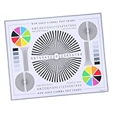 OSALADI Carte Étalonnage Couleur pour Caméra CCTV Adhésive Roue Chromatique Et Graphiqu...