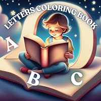 Letters Coloring Book B0D6LMJQ1K Book Cover