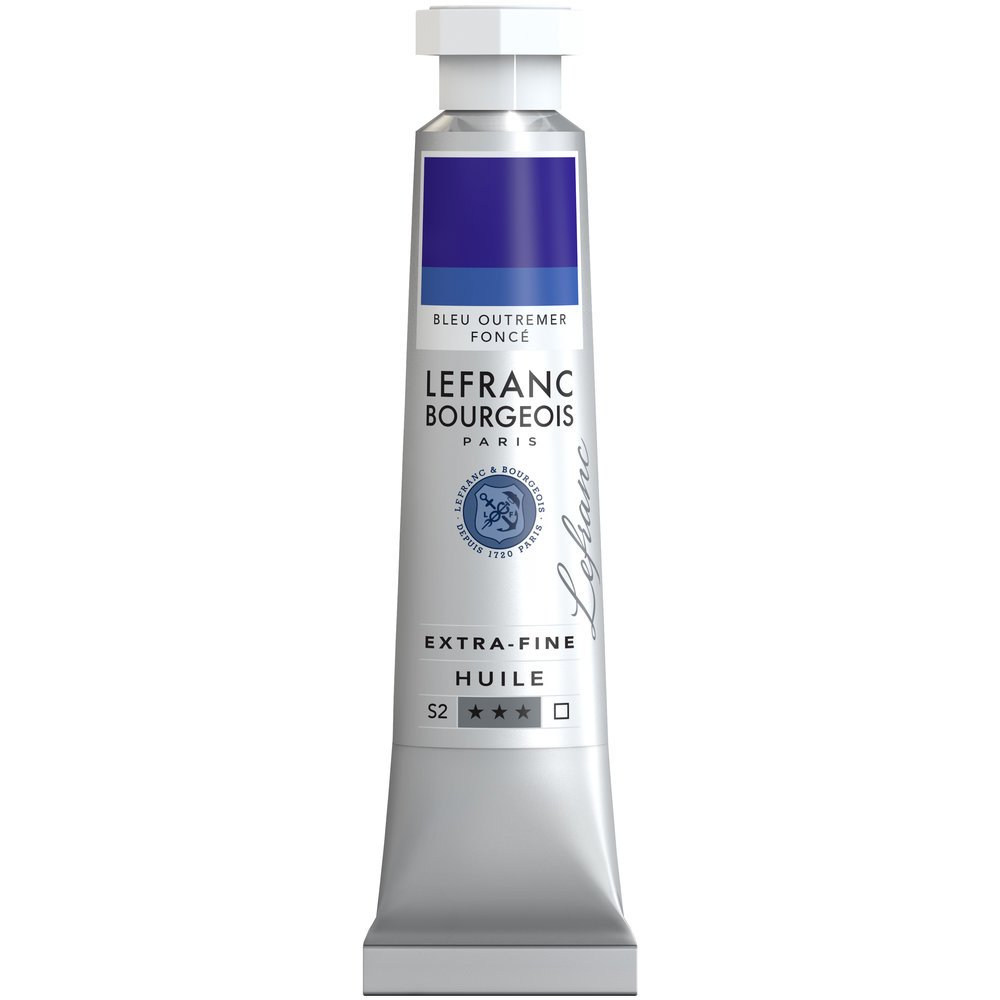 Lefranc & Bourgeois Extra Fine Lefranc Oil paints Artist Pigments, oil-based paint, Ultramarin Dunkel, 20 ml — image 1