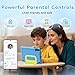 SHARECLOUD 10 inch Kids Tablet, Android Tablet for Kids, 24GB RAM 64GB ROM, 1TB Expandable, with EVA Case, Parental Control, 6600mAh Battery, Dual Camera, BT5.4, WiFi 6, Gift (Blue)