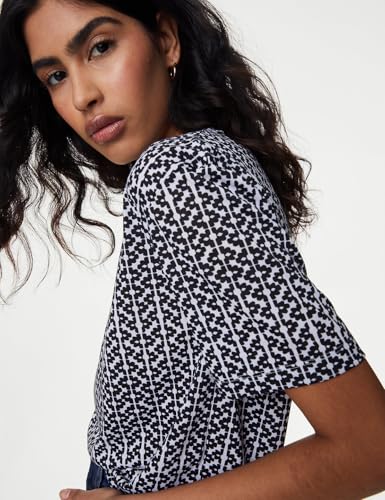 Image of Marks & Spencer Women's Polyester Relaxed Fit T-Shirt