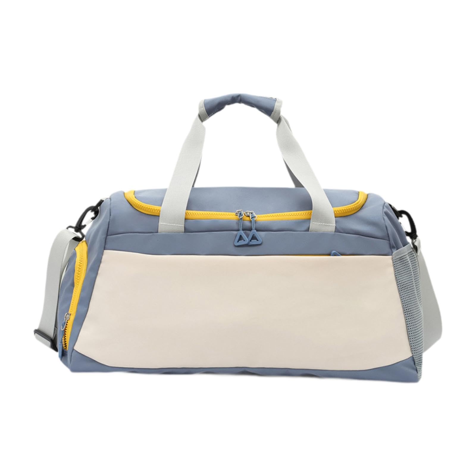 Sports Gym Bag Large Capacity Travel Duffle Bag for Travel Exercise Swimming Beige Blue-image-37