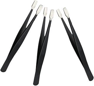 TEHAUX 3pcs Duckbill Clip Auxiliary Clip False Eyelash Applicator Lash Tweezer Precision Tweezers Stamp Clamps Hobby Craft Tweezers Lash Applicator Tweezer Long Tweezers Coin Tweezers