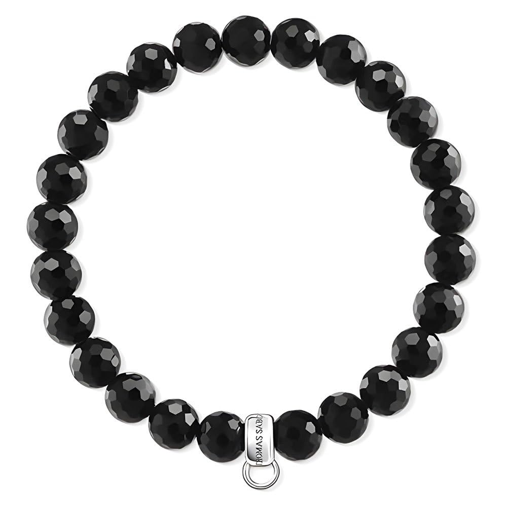 Thomas Sabo Damen Charm-Armband schwarz Charm Club 925 Sterling Silber X0220-840-11