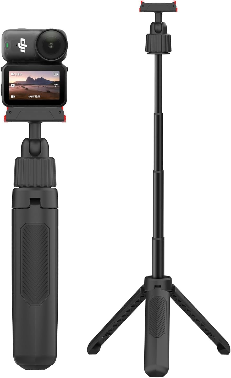 40cm/15.75" Selfie Stick Tripod Stand for Osmo Nano Action 6 with Magnetic Quick Release Adapter, 360 Mini Extension Rod Extended Pole Handle Grip Monopod for DJI Nano Osmo 6 Accessories-image-18