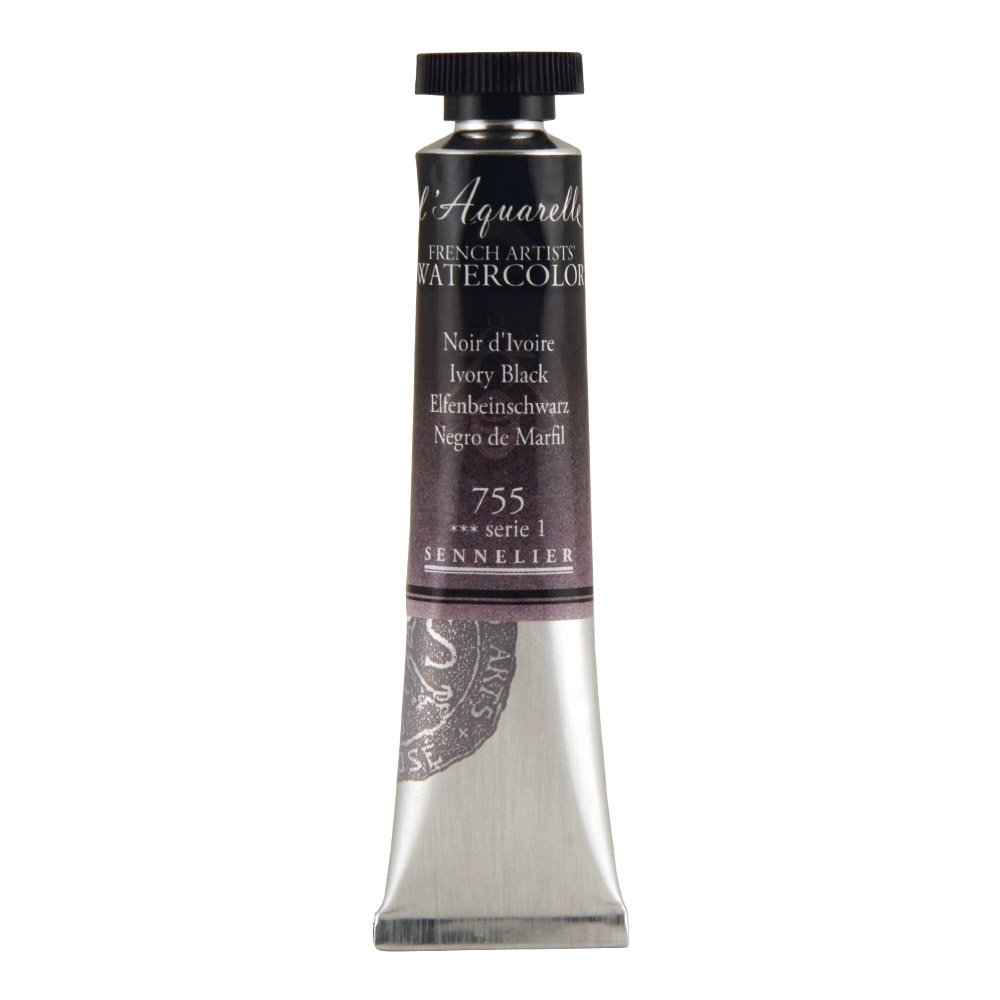 Sennelier Ivory/Black Watercolour 21Ml Tube S1 - (755)