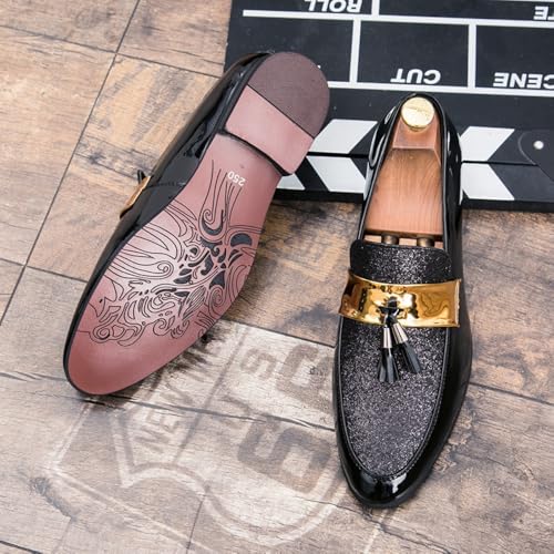 Business Casual Shoes Men - Dress Shoes,Black Shoes for Men, Men's Loafers & Slip-ons - Business Casual Shoes for Nightclub & Hairdresser4