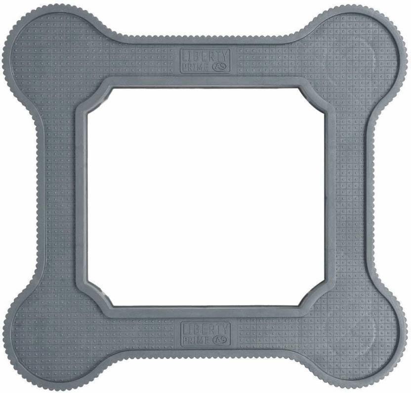 Shop4Ever Heavy Duty Refrigerator Stand Suitable for All Brand Single Door/Double Door Refrigerators, 150-292 L (Grey Color)