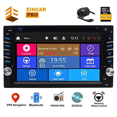 6.2 Inch 2 din Car DVD Player GPS Navigation Multi-Touchscreen Car Radio in-Dash