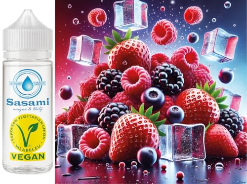 Frozen Berry Fusion - fraise framboise mûre Ice arôme concentré - Vegan - Sasami - 10 ml