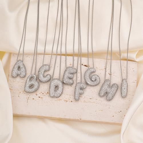 Breloque délicate plaquée avec initiale ballon doré brillant