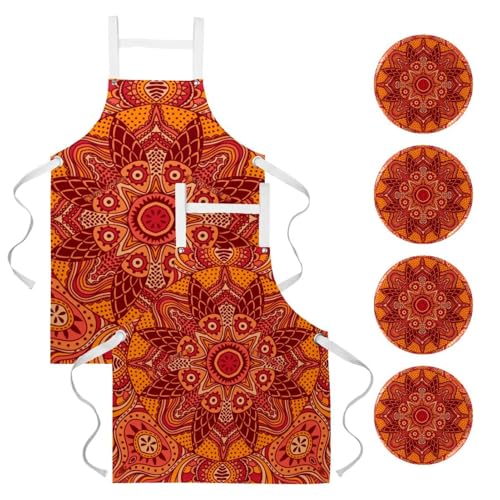 Tablier pour cuisine et pâtisserie anti-taches idéal pour le nettoyage de maison