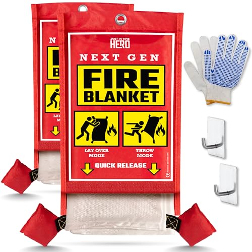 Emergency Fire Blanket For Home & Kitchen,Office/Outdoor Fire