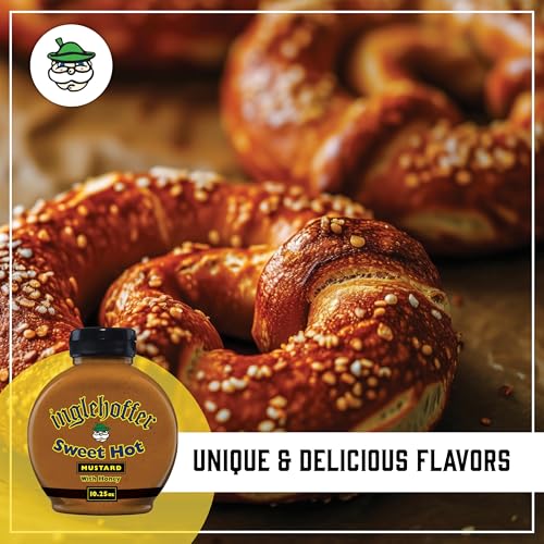 Image of Inglehoffer Sweet Hot Mustard 10.25oz, Honey Sweetened Spicy Mustard with Bold Flavor