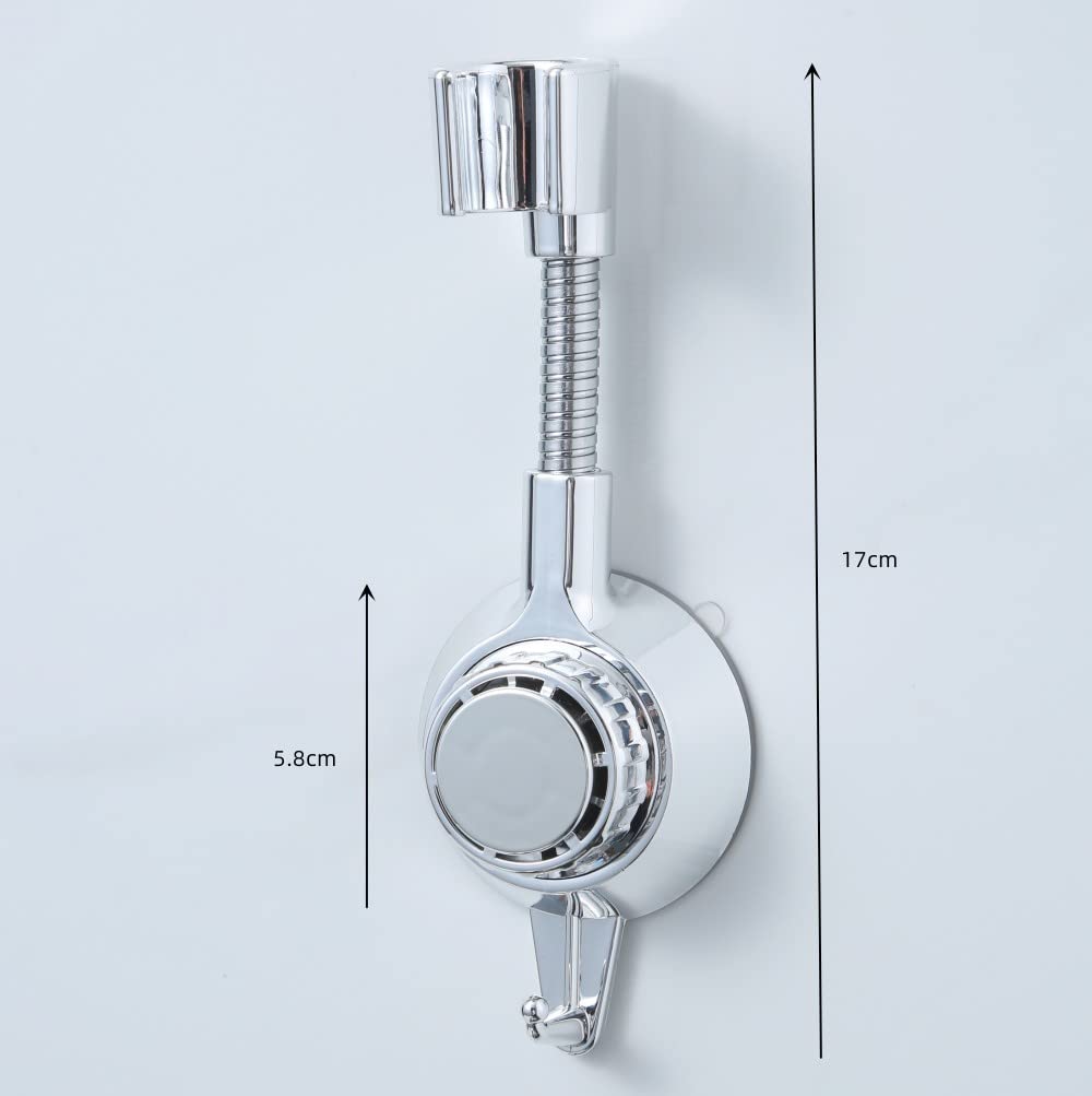 Magnetische Duschkopfhalterung Ohne Bohren - 360° Verstellbar Mit Saugnapf