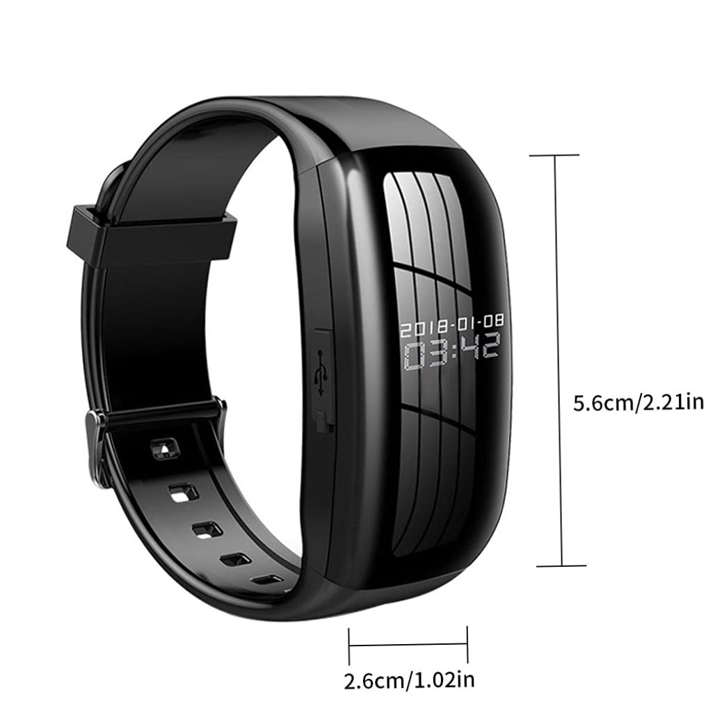 Grabadora de vídeo por Voz Digital, cámara de Audio 8G, Pulsera, Dispositivo de grabación con cancelación de Ruido
