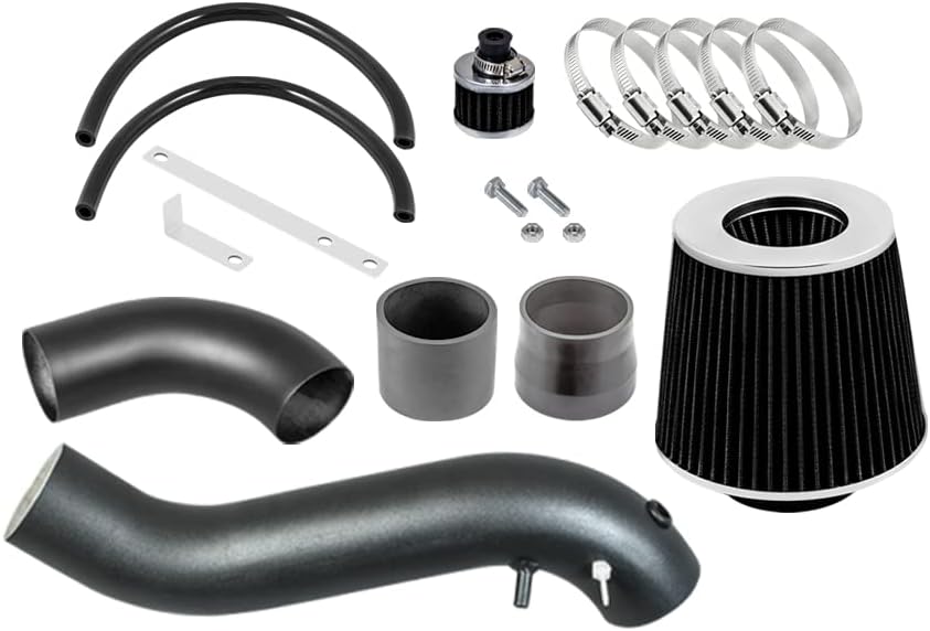 MATTE BLACK PIPE GRAY - SHORT RAM INTAKE Compatible For CHEVY TRAILBLAZER/GMC ENVOY ASI-CH-AR19GYB