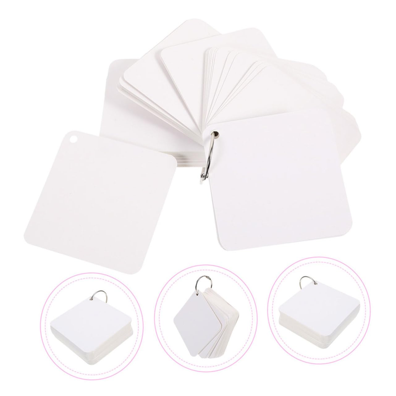 Operitacx Tarjetas de Notas en Blanco 300 Hojas de Papel para Escribir