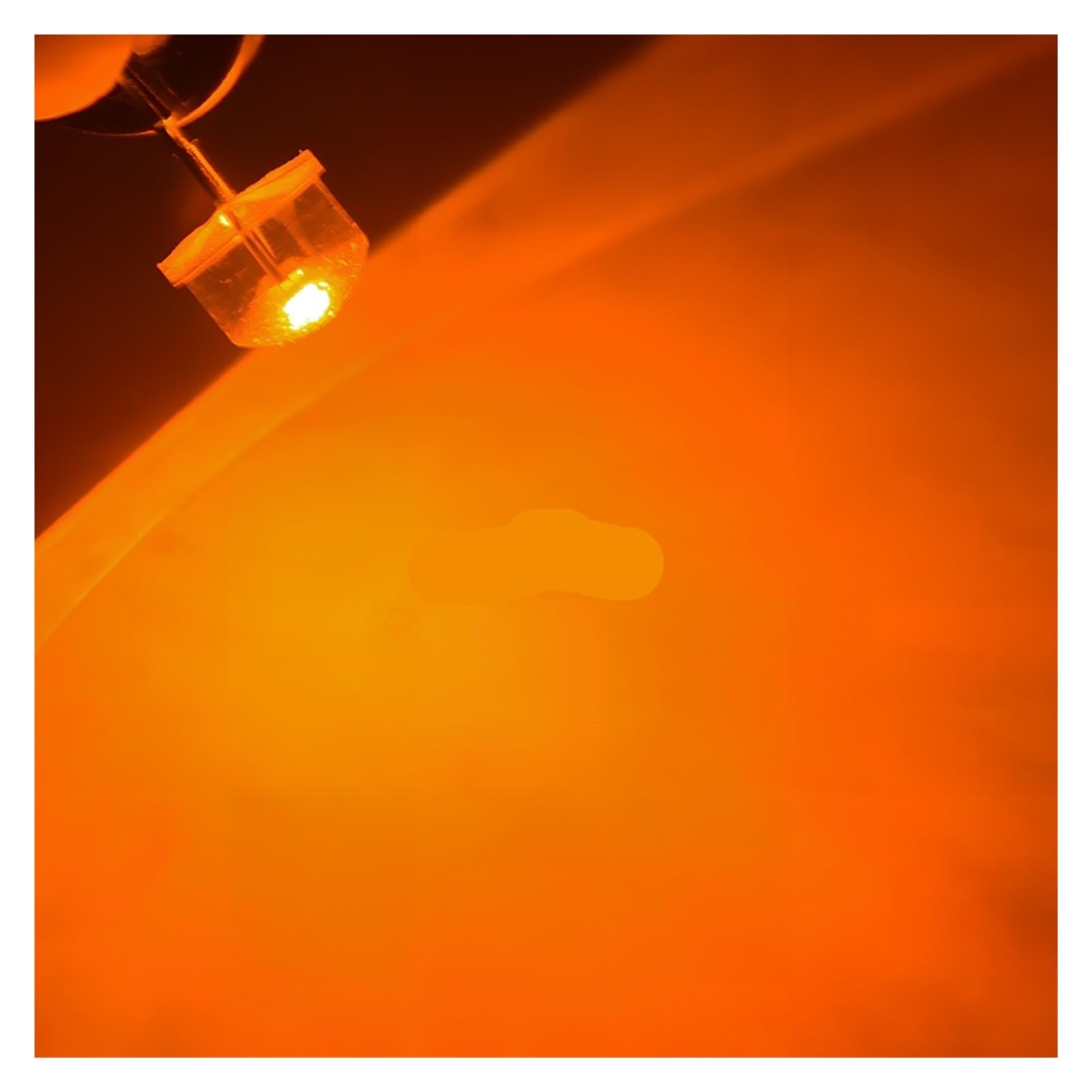 Lampada a LED a diodi da 8 mm Perlina Bianco Rosso Giallo Blu Verde che emette luce Decorazione Atmosfera Neon(Yellow,1000pcs)