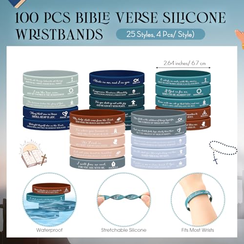 Cartes verset de la Bible et bracelets évangélisation haute qualité - 2
