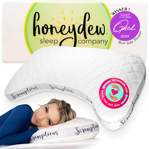 Honeydew Scrumptious Cooling Side Sleeping Pillow with Free...