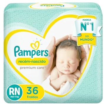Fralda Pampers Premium Care RN - 36 fraldas