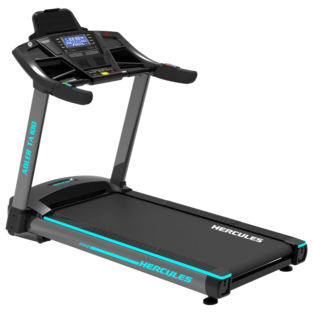 Hercules TA100 6.0 HP AC Motor Commercial Treadmill with 22 Km/hr Max Speed, 150 Kg Max User Weight, 15-Level Auto Incline, Free Installation Assistance-image-39