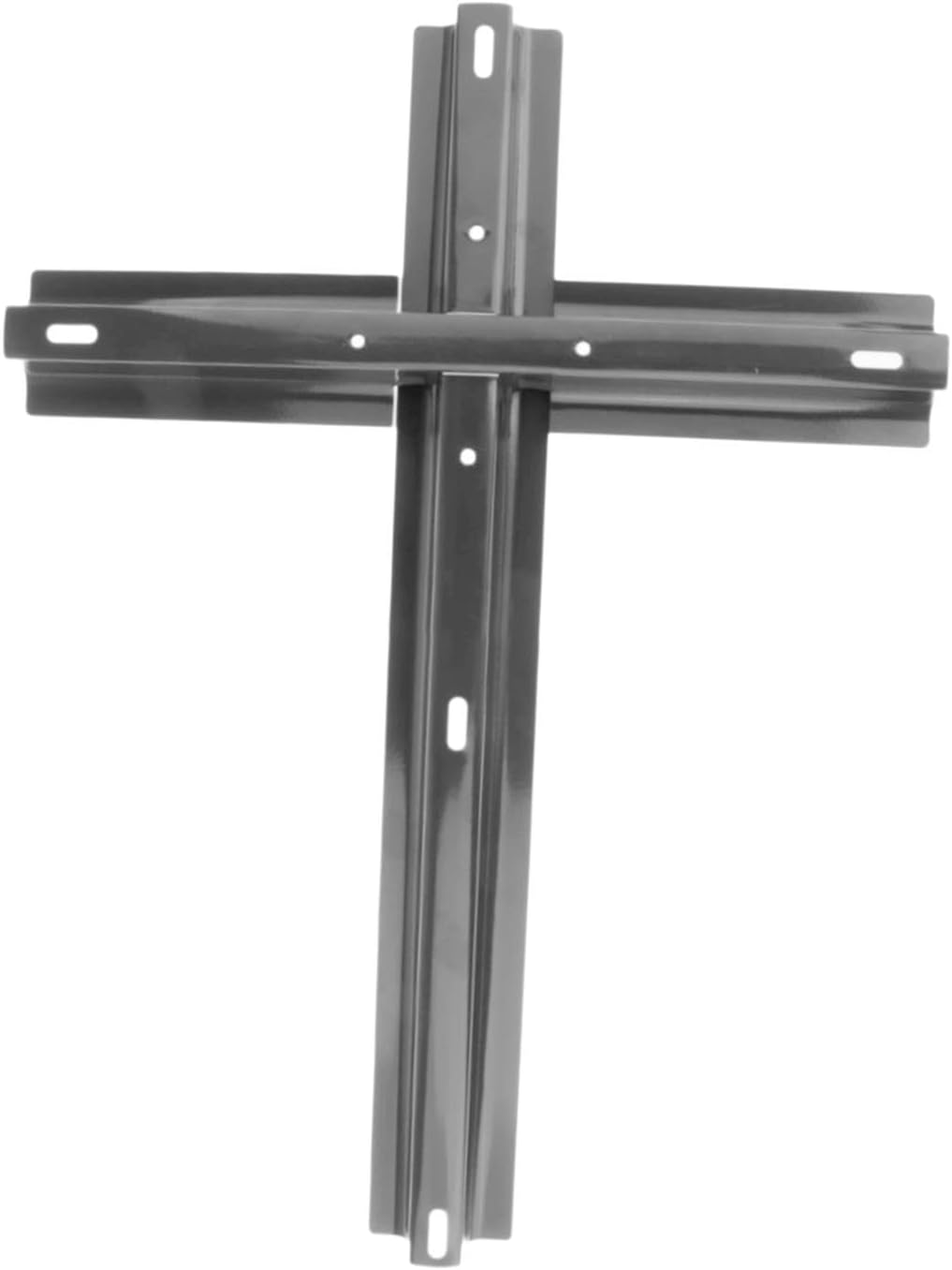 Outdoor Patio Umbrella Parts Easy to Install Stable Metal Stand Replacement for Deck Table Balcony Beach Courtyard, Argent