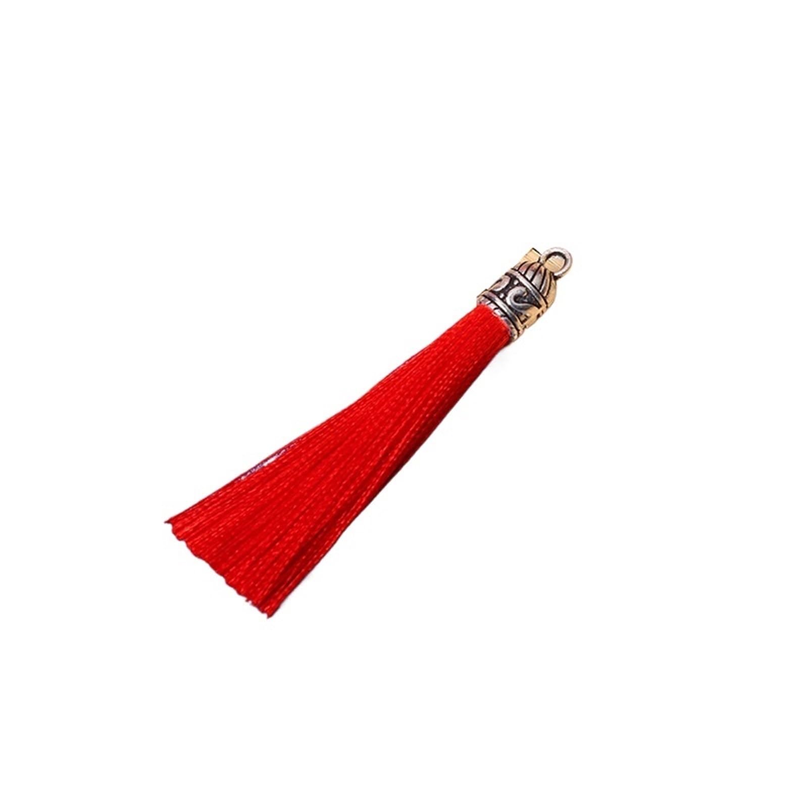 Ornamental tassel, Tassels Decoration Silky Handmade Mini Crafting Tassel for Bracelets DIY Craft