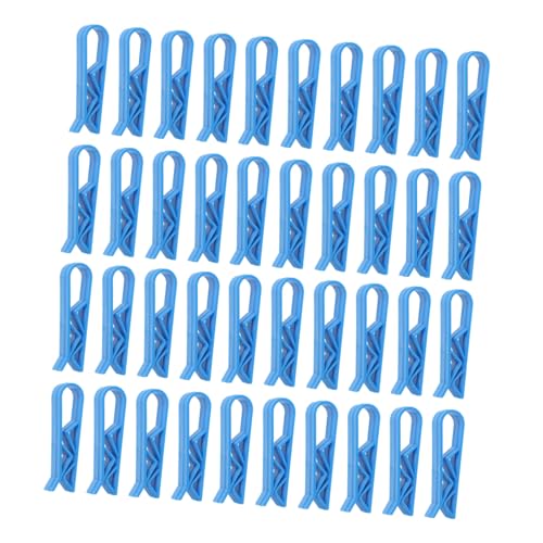 FONDOTIN Garbage Bin Clips and Trash Bag Clamps Plastic Waste Can Bag Clips for Kitchen and Bathroom Wastebaskets 50pcs
