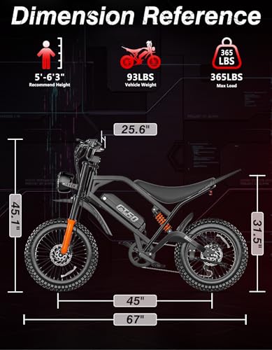 Image of Misodo Electric Dirt Bike for Adults Teens, 20 inch Fat Tire Electric Bike, 5500W Peak, 100 Miles Range, 7-Speed Mountain Ebike, Electric Bicycle, 48V Removable Battery, Hydraulic Brakes, Full Suspension
