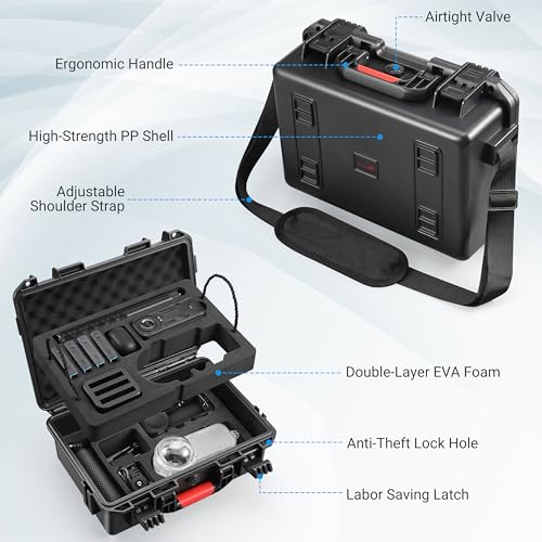 Maleta rígida impermeable para Insta360 X4 con doble capa miniatura 5