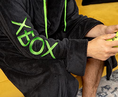 Xbox Gamer Unisex Hooded Fleece Robe for Adults | One Size Fits Most3