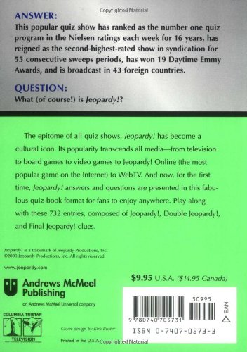 Jeopardy! . . . What Is Quiz Book 2?: Featuring Answers and Questions from the Greatest Quiz Show in History