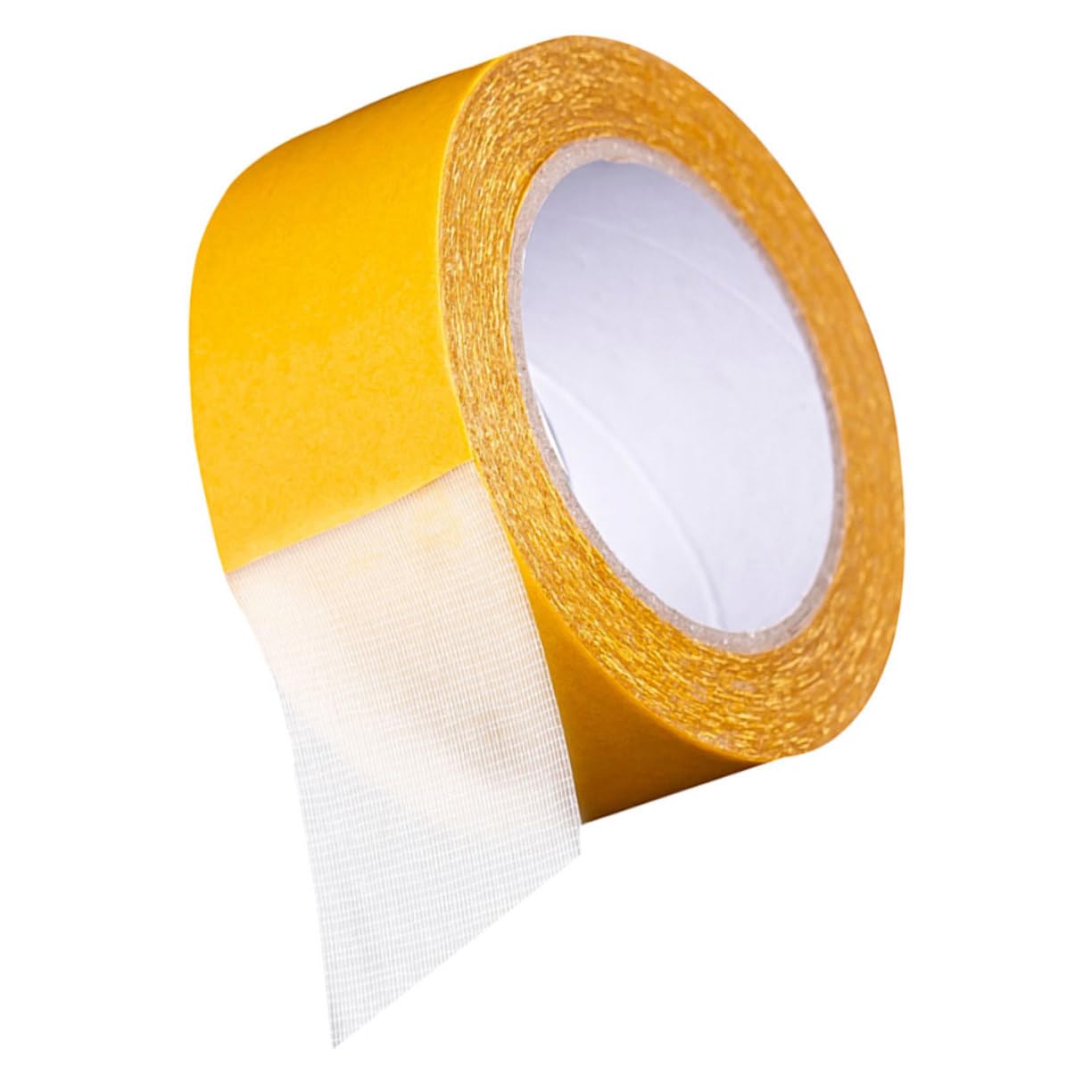 MAGICLULU 4 Rouleaux Ruban adhésif double face à base de tissu bande adhésive ruban à double face ruban adhésif double face pour tapis ruban à deux côtés Ruban translucide en maille
