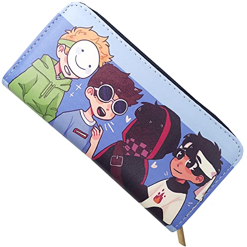 Dream SMP Merch Dream SMP Cosplay Wallet Dream SMP Stuff Anime Wallet Mens Wallet Leather Wallet (SMP wallet)