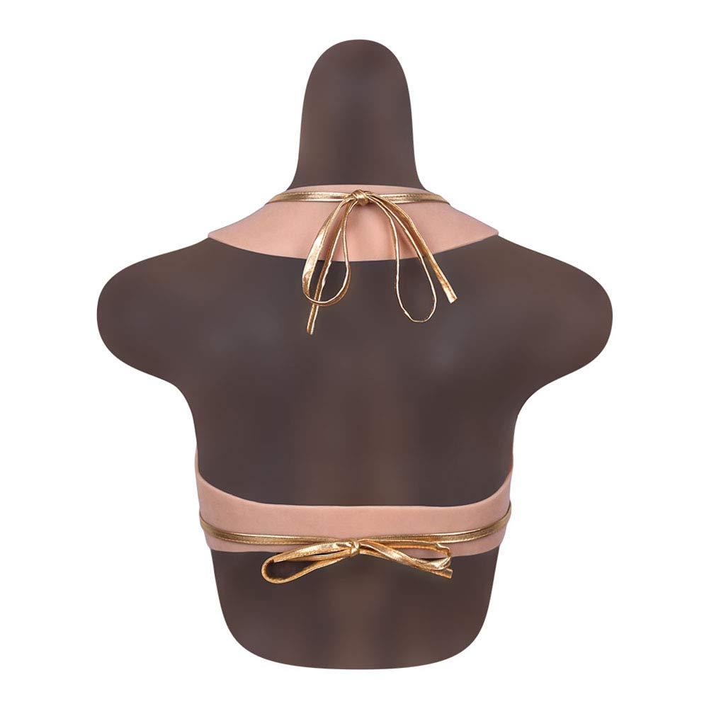 FSYH Formes Mammaires en Silicone Forme De Plaque avec Remplissage de Soie, B-G Faux Seins De Gilet pour Travestis Drag Queen Mastectomie ProthèSe Transgenre Cosplay