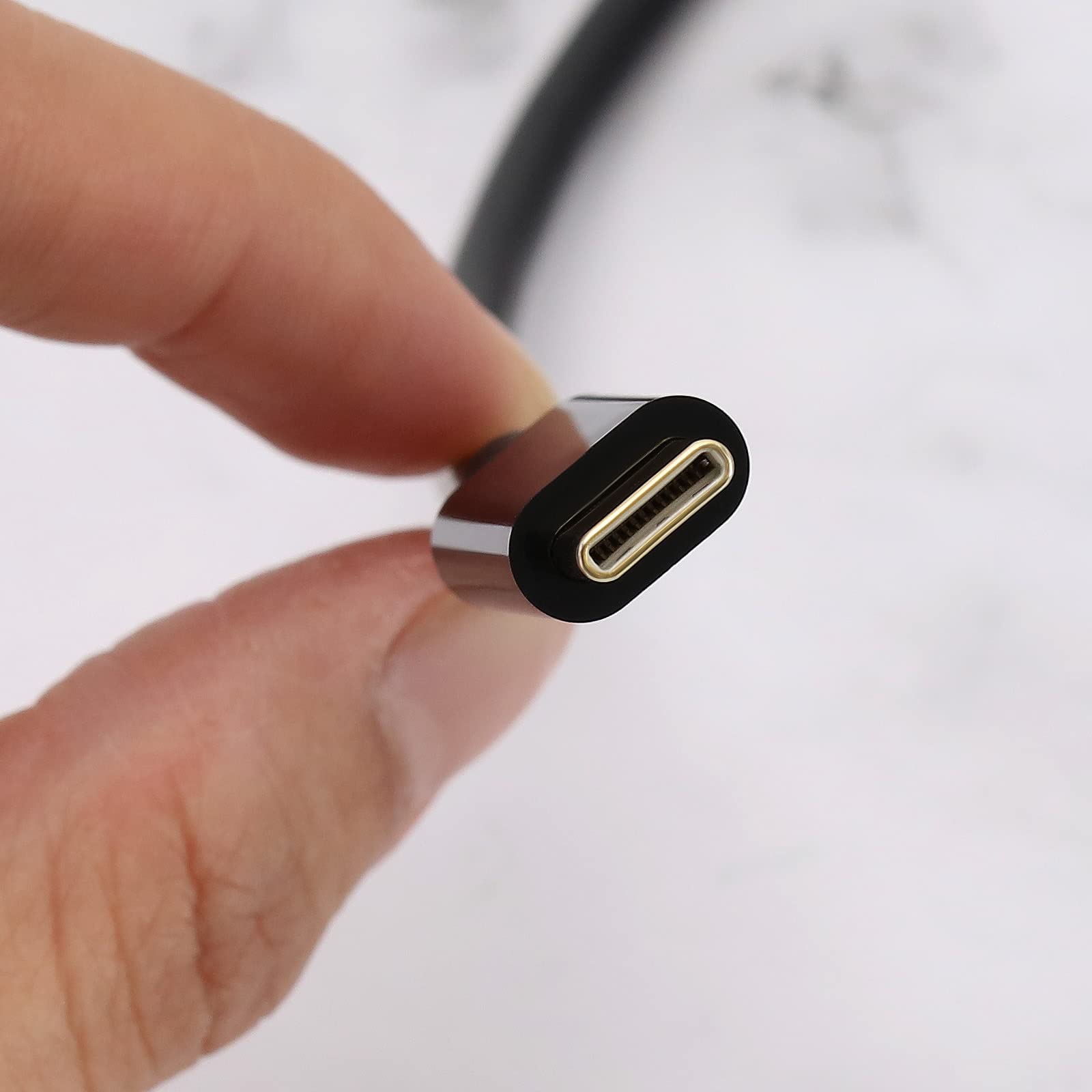 Cavo da USB-C a VGA USB di tipo C a VGA, cavo di prolunga da 1080P per computer, desktop, laptop, monitor, TV, apparecchiature ad alta risoluzione, 6 piedi