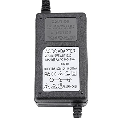 Adaptador, interruptor do controlador de velocidade 3-12V Adaptador ajustável Controlador de velocid