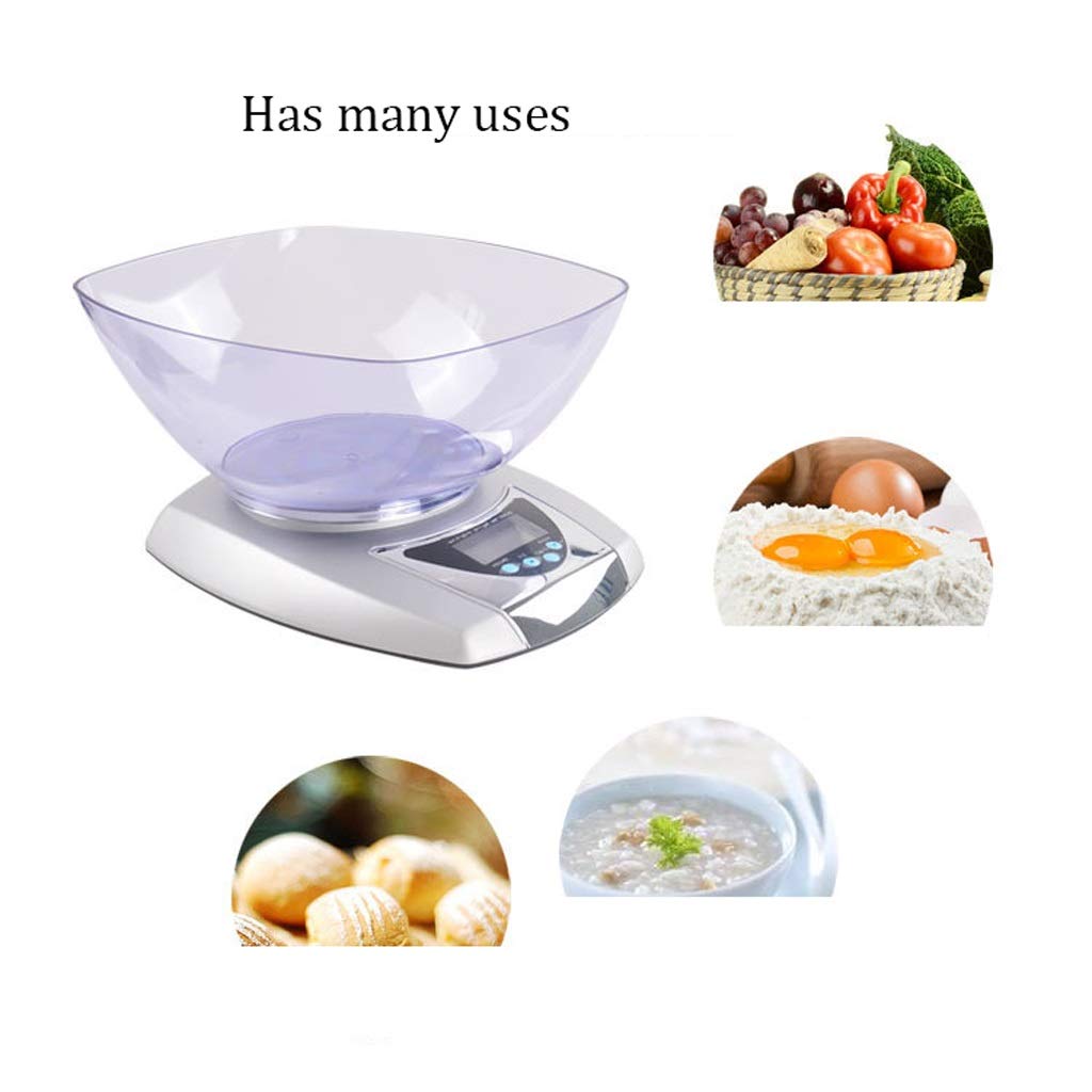 Genérico Balanza De Cocina con Precisión De 5 Kg/1 G