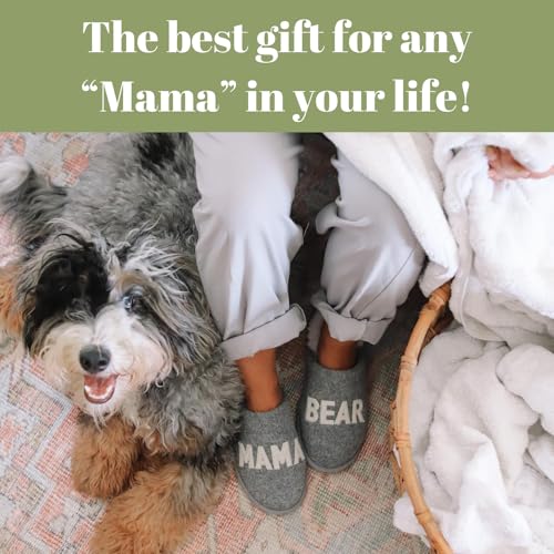 Dearfoams Women's Mama Bear Matching Family Gifts for Mom Clog4