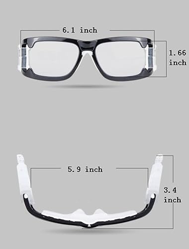Miniatura 2 de wonzone Kids Sport Unisex anteojos Anti-vaho anteojos de seguridad de protección wcorrea ajustable para baloncesto fútbol Hockey Rugby Béisbol